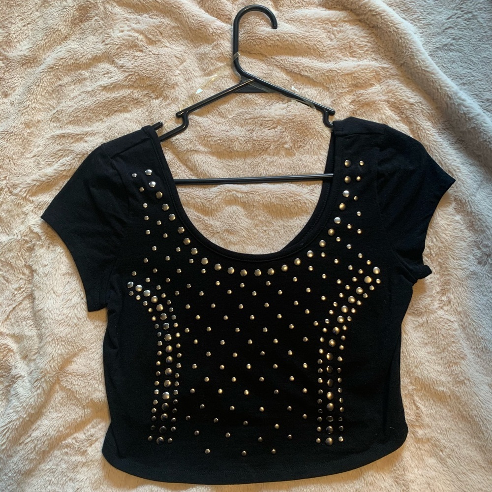 Black Crop Top